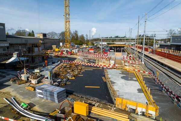 Umbau Bahnhof Langenthal – Stand März 2024