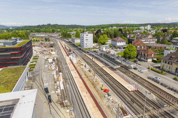 Umbau Bahnhof Langenthal – Stand Mai 2024