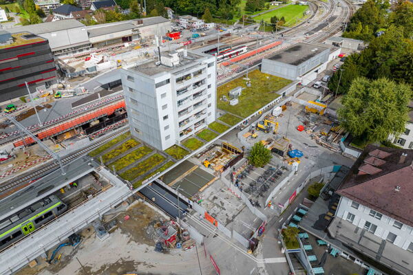Umbau Bahnhof Langenthal – Stand Oktober 2024