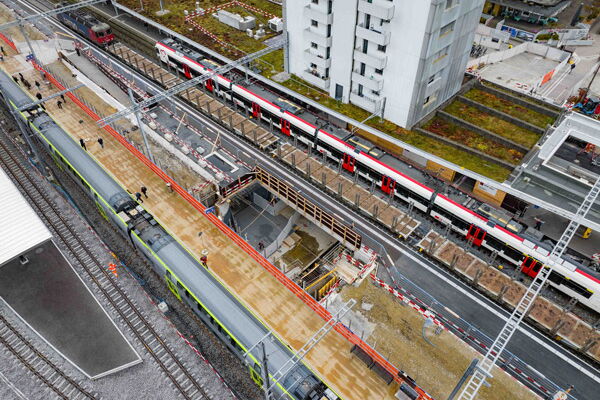 Umbau Bahnhof Langenthal – Stand November 2024