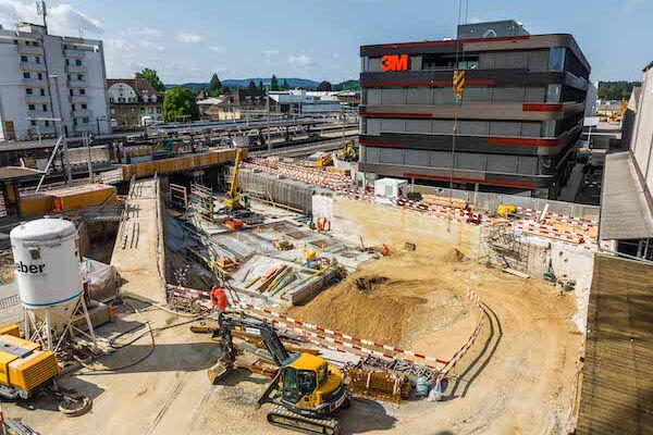 WEILCON: Umbau Bahnhof Langenthal – Stand Juli 2023