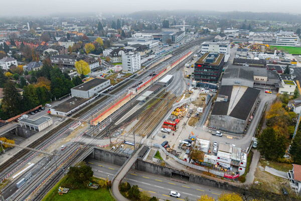Umbau Bahnhof Langenthal – Stand November 2024