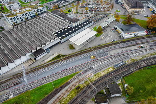 Umbau Bahnhof Langenthal – Stand November 2024
