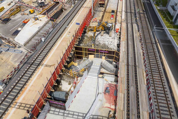 Umbau Bahnhof Langenthal – Stand Mai 2024