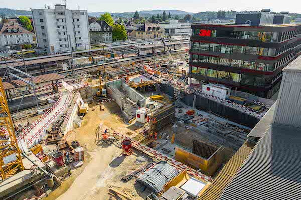 Umbau Bahnhof Langenthal – Stand Oktober 2023