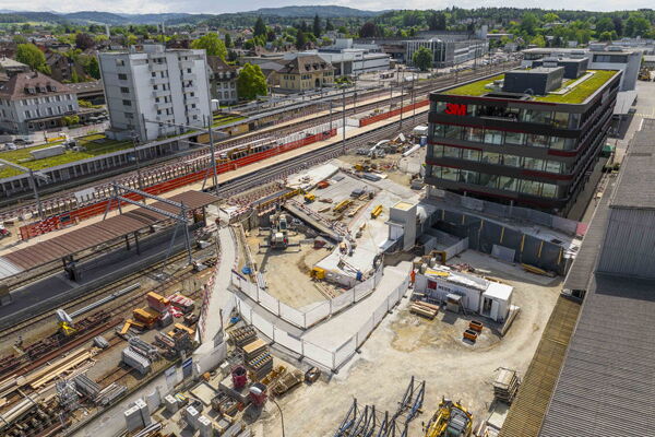 Umbau Bahnhof Langenthal – Stand Mai 2024
